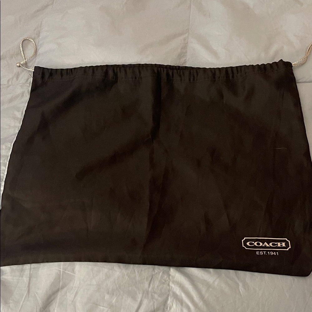 Coach Brown Large Dust  Bag 15x19